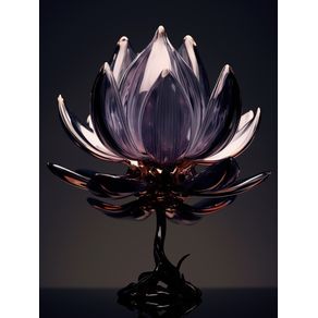 GLASS LOTUS FLOWER - 10A BY AI