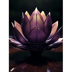 GLASS LOTUS FLOWER - 11A BY AI