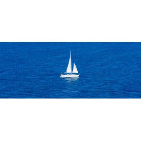 SAILBOAT ON THE BLUE