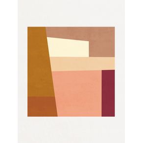 COMPOSITION OF SHAPES AND COLORS - WARM TONES 01