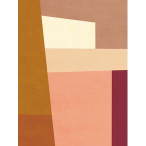 COMPOSITION OF SHAPES AND COLORS - WARM TONES 02
