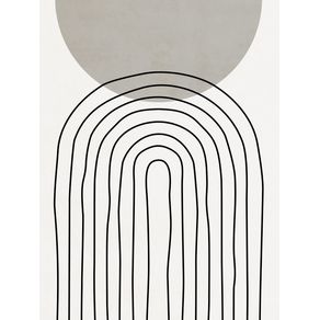 COMPOSITION OF LINES AND SHAPES - GRAY 01