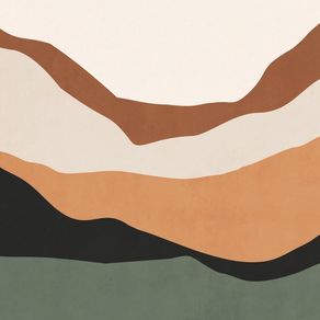 MINIMALIST ABSTRACT MOUNTAINS 01A