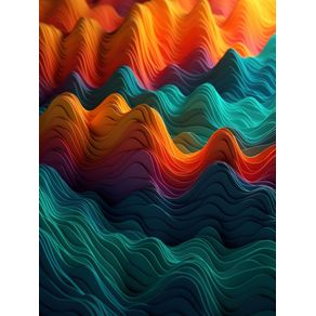 COLORFUL WAVY LINES BY AI