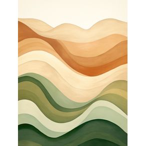 ABSTRACT WATERCOLOR MINIMALIST LANDSCAPE - 4 - BY AI