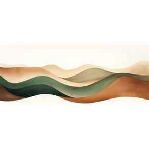 ABSTRACT WATERCOLOR MINIMALIST LANDSCAPE - 8 - BY AI