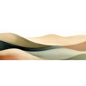 ABSTRACT WATERCOLOR MINIMALIST LANDSCAPE - 9 - BY AI