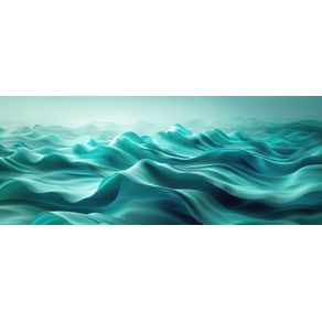 ABSTRACT WAVES PATTERNS IN TURQUOISE BY AI