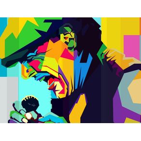 ACDC ROCK AND ROLL POP ART WPAP