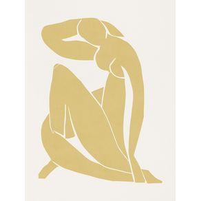 MATISSE REREADING - YELLOW NUDE 02 - urbanarts