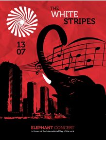 elepant-concert--white-stripes