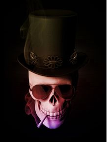 top-hat-skull