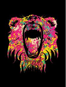 savage-lion-splash-colors