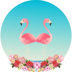 flamingos-and-flowers