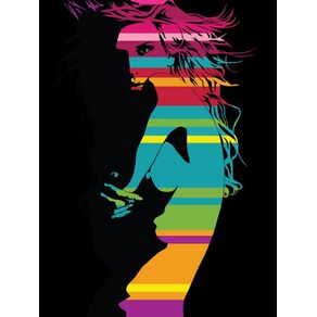 colors-strips-girl