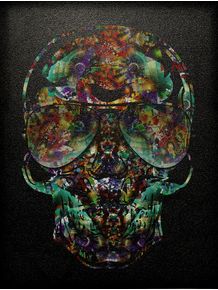 psychedelic-color-skull