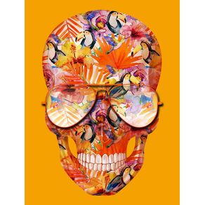skull-colorful-toucan