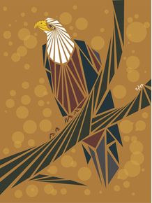 eagle-sepia