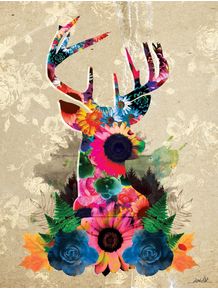 flower-deer