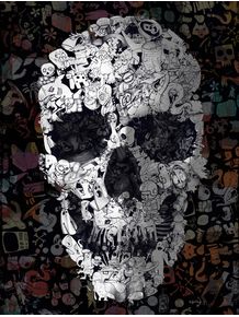 doodle-skull