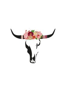 cow-and-flowers-i