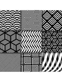 quadro-mosaico-preto-e-branco