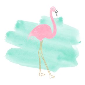 quadro-watercolor-flamingo