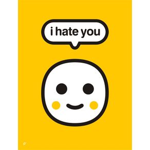 quadro-i-hate-you-yellow