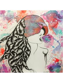 quadro-bird-woman