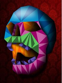 quadro-colors-skull