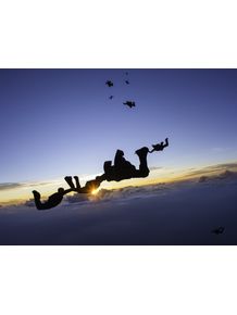 quadro-voando-sunset-paraquedistas