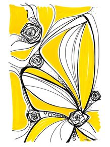 quadro-ondas-florais-1-amarelo