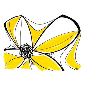 quadro-ondas-florais-2-amarelo