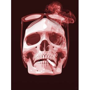 quadro-cigar-smoke-skull-red