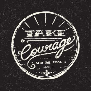 quadro-take-courage--black