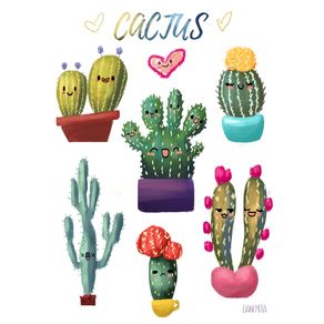 quadro-cute-cactus