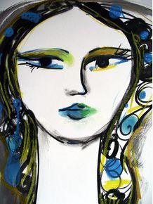 quadro-mulher-dos-labios-azuis