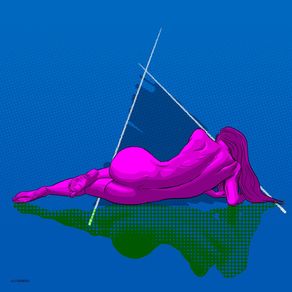 quadro-triangulo-rosa