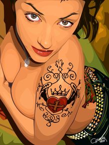 quadro-woman-tattoo