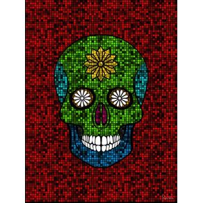 quadro-skull-pixel