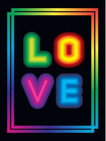 quadro-love-rainbow-color