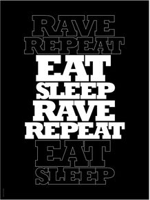 quadro-eat-sleep-rave-repeat