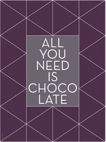 quadro-all-i-need-is-chocolate