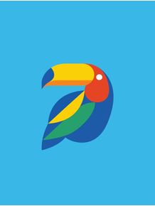 quadro-colorful-bird-toucan