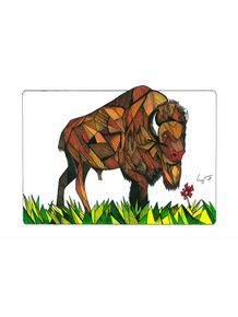 quadro-bison-geometric
