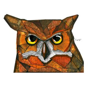 quadro-owl-geometric