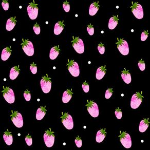 quadro-strawberries-and-dots