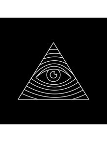 quadro-olho-piramide-black