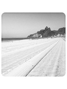 quadro-vista-praia-ipanema-areia-morro-dois-irmaos