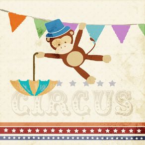 quadro-circus-macaco